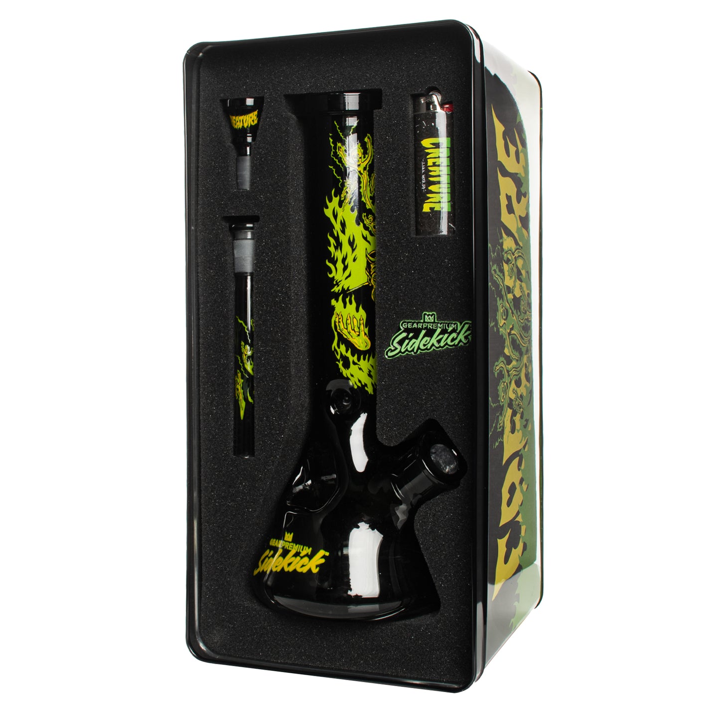 12" 7mm Thick Hell Sidekick Water Pipe (Limited Edition of 420)