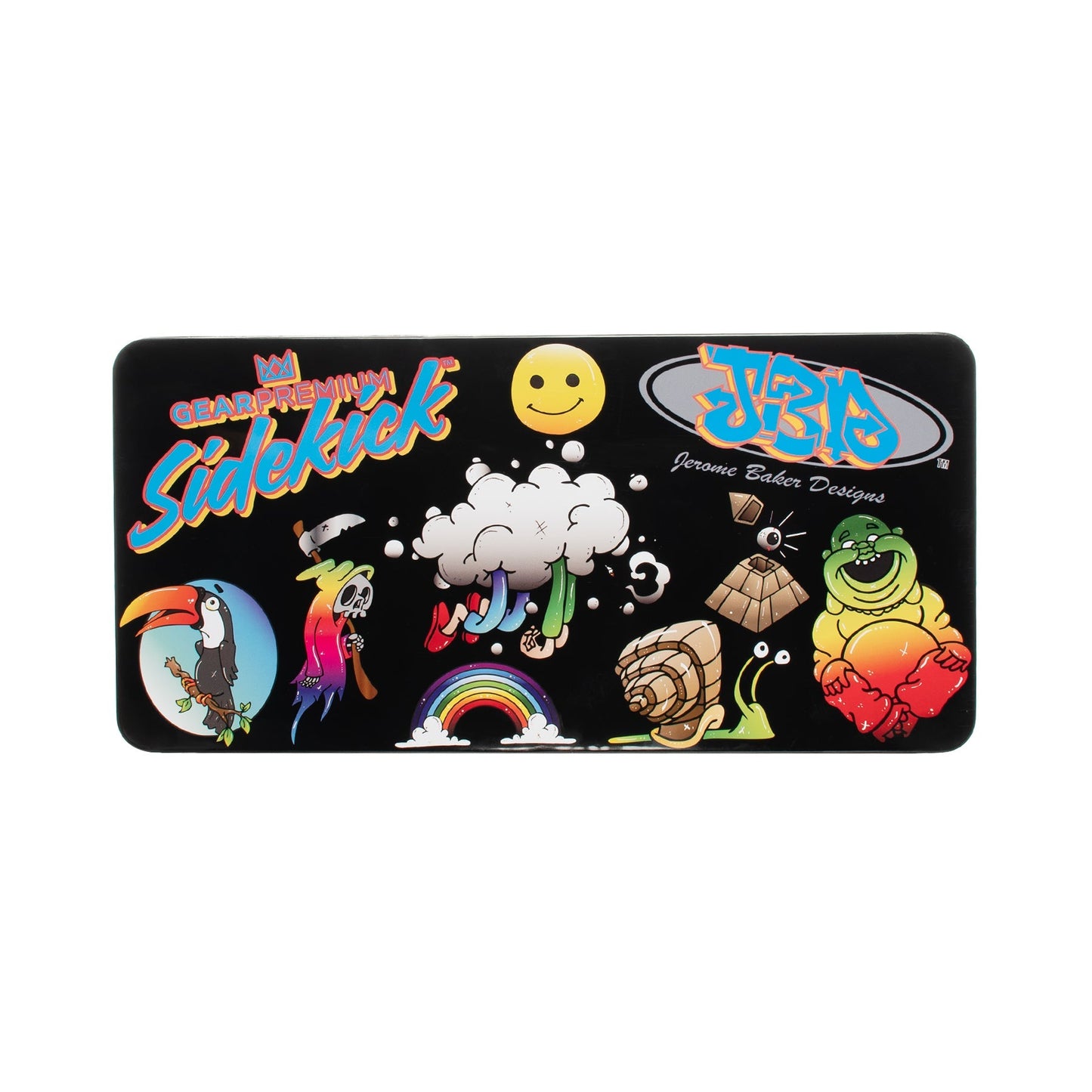 12" 7mm Thick Color Changing Jerome Baker Sidekick Water Pipe (Limited Edition)