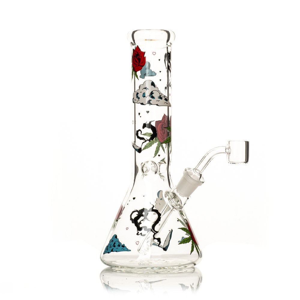 8.5" Roses & Weed Concentrate Rig