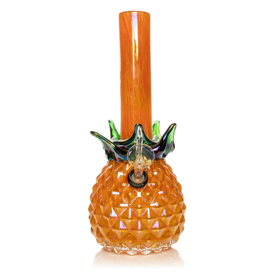 10" Platinum Metallic Pineapple Water Pipe