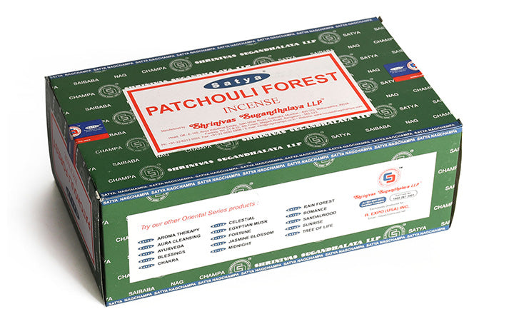 Patchouli Forest Incense (12 Packs of 15g)