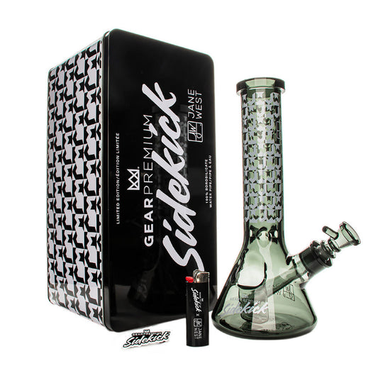 12" 7mm Thick JW Signature Pattern Sidekick Water Pipe (Limited Edition of 420)