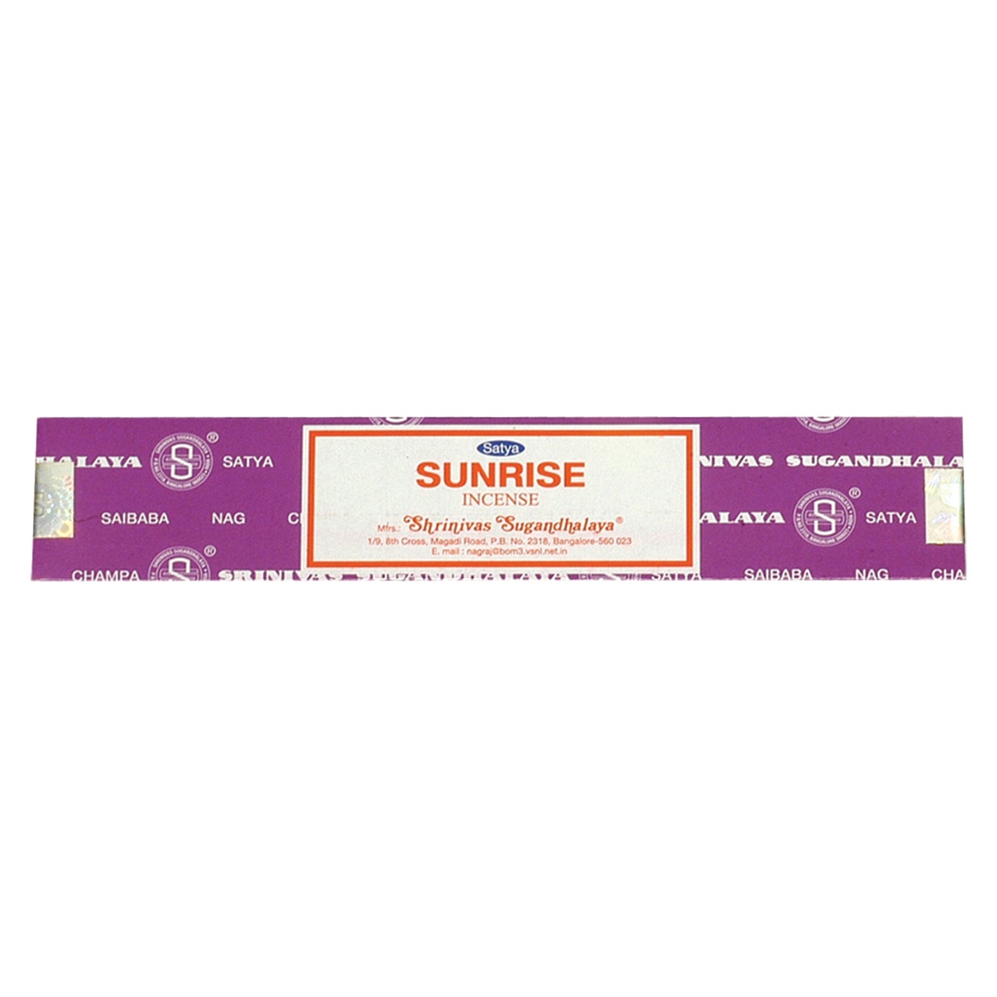 Sunrise Incense (12 Packs of 15g)