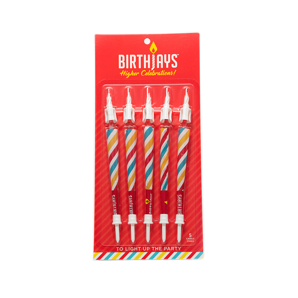 Birthday Cone Candle (Pack of 5)