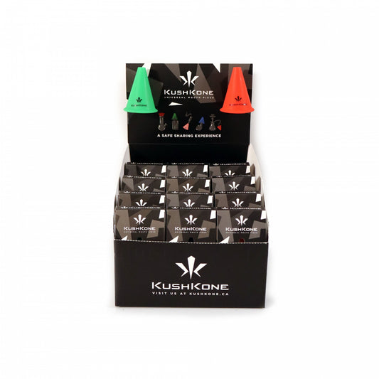 KushKone Universal Mouthpiece Set (24 Pieces + Display Box)