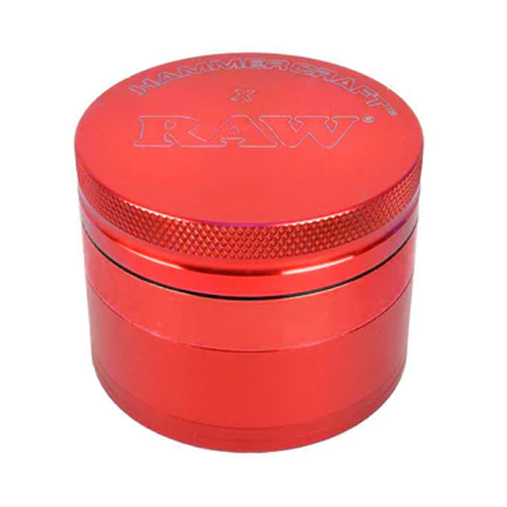 Red Aluminum Grinder