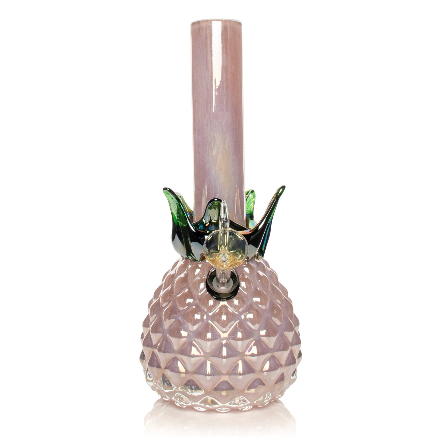 10" Platinum Metallic Pineapple Water Pipe