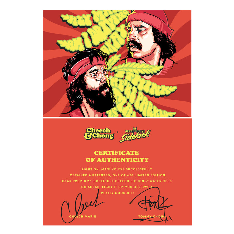 12" 7mm Thick Parked Sidekick Water Pipe (Limited Edition of 420)