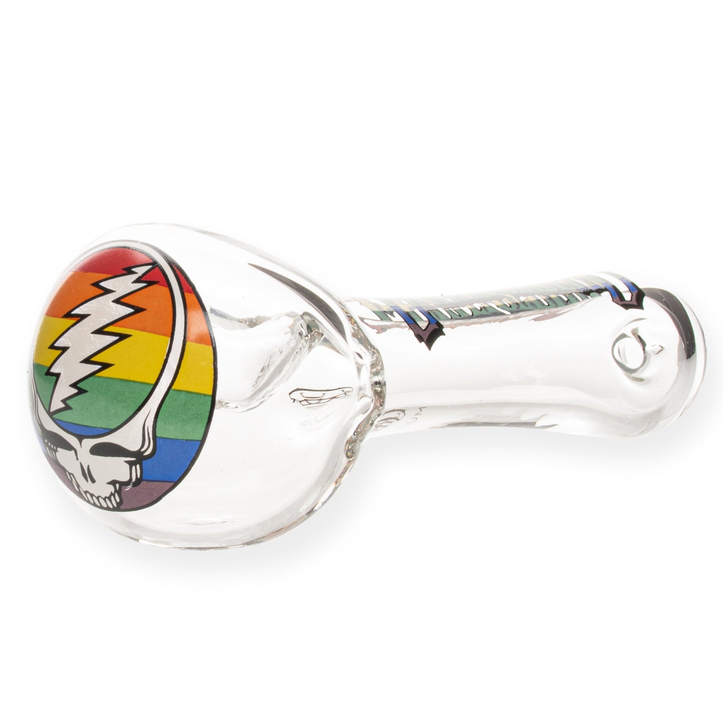 4.5" Rainbow Steal Your Face Spoon Hand Pipe