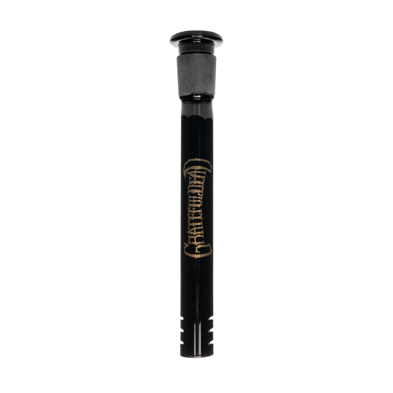 12" 7mm Thick Black & Gold Steal Your Face Sidekick Water Pipe (Limited Edition of 420)