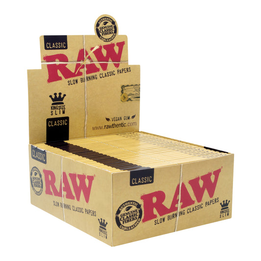 Classic King Size Slim Rolling Papers (Display of 50)