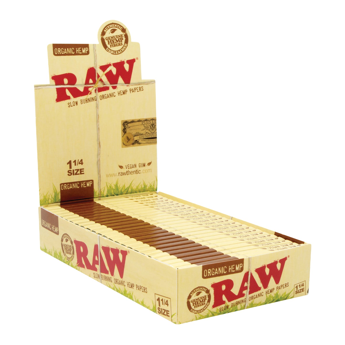 1¼ Organic Rolling Papers (Display of 24)