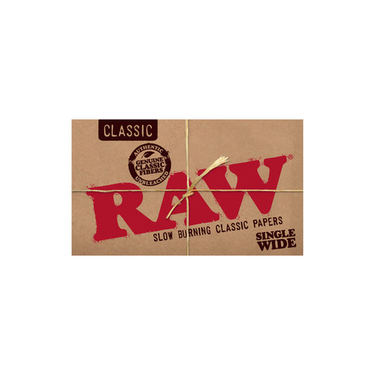 Classic Single Wide Double Window Rolling Papers (Display of 25)