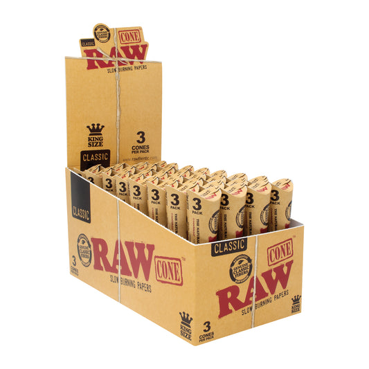 Classic King Size Pre-Rolled Cones (32 Packs of 3)