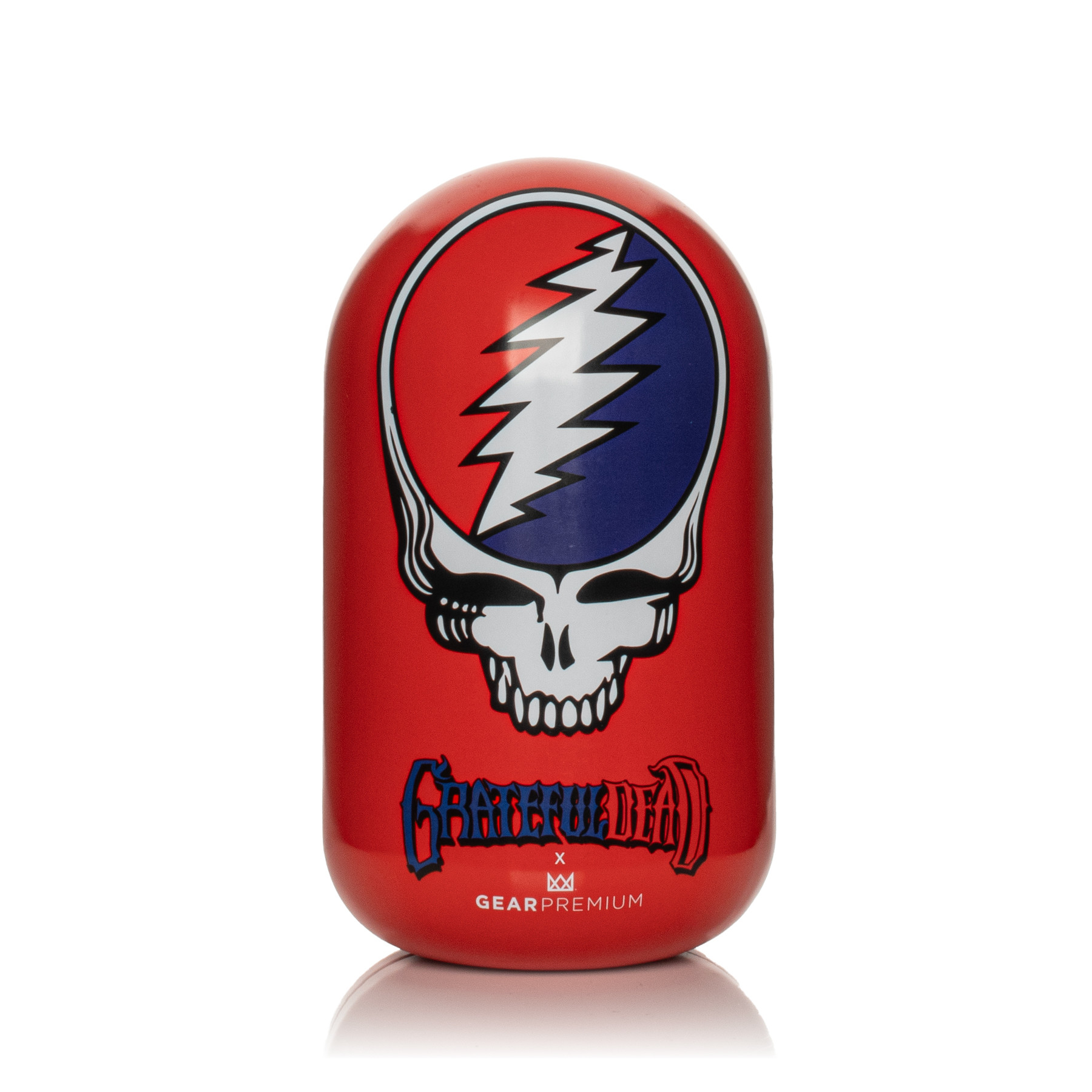 5.5" Steal Your Face Sherlock Hand Pipe in Collectible Tin