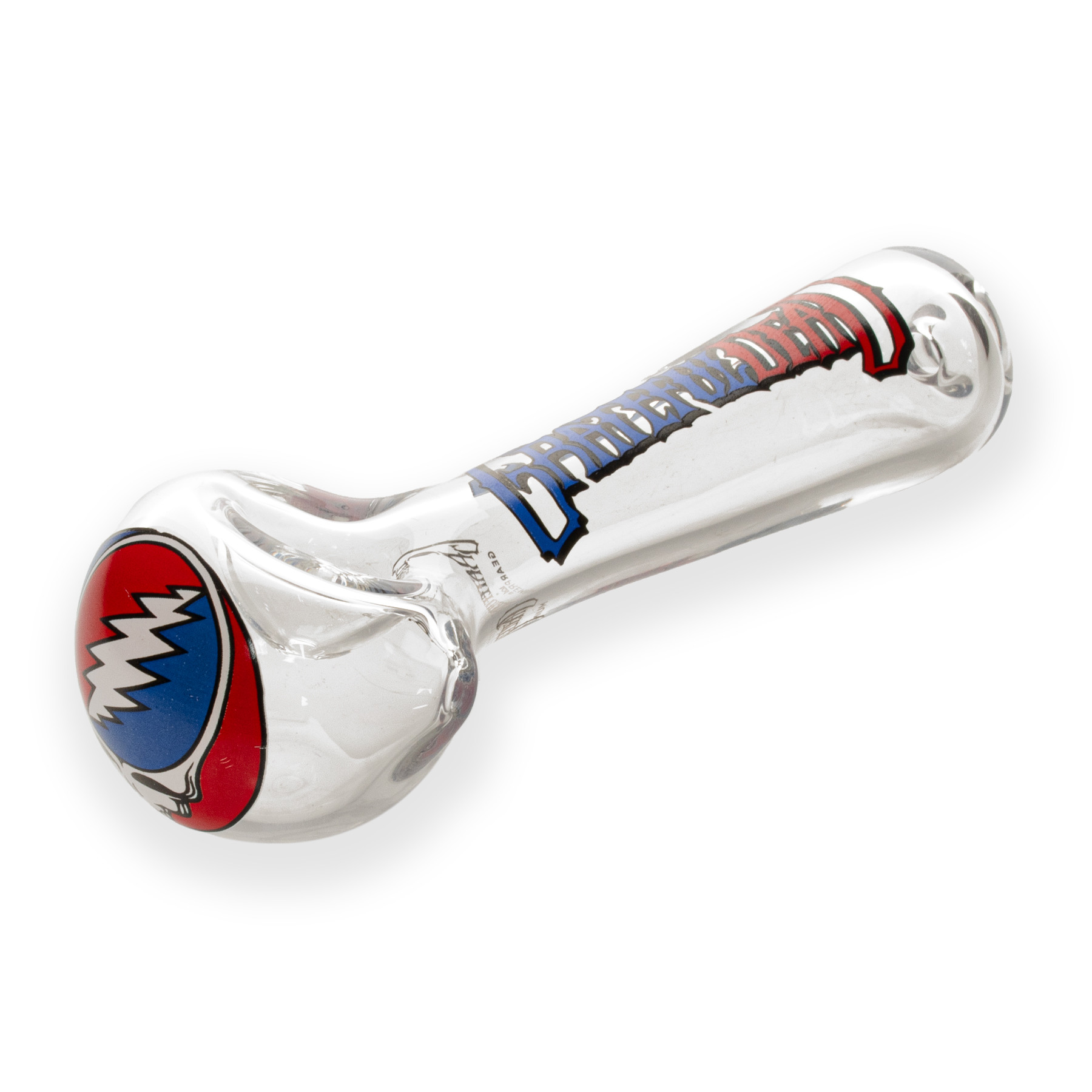 4.5" Steal Your Face Spoon Hand Pipe in Collectible Tin