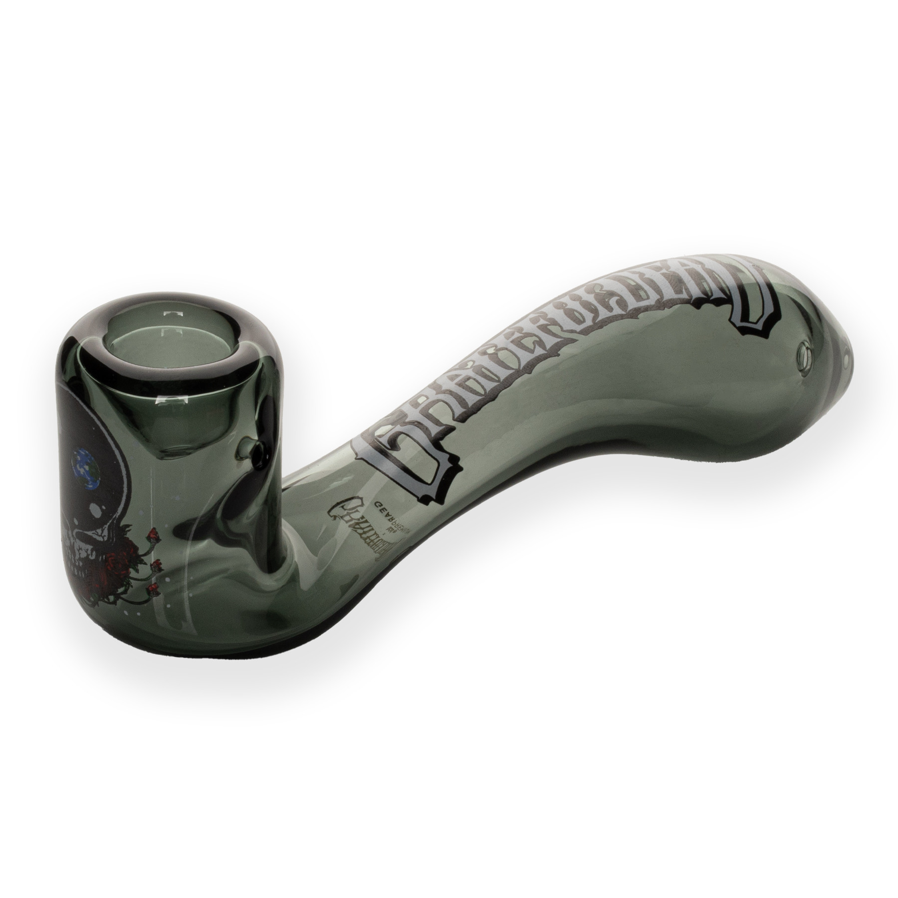 5.5" Space Your Face Sherlock Hand Pipe in Collectible Tin