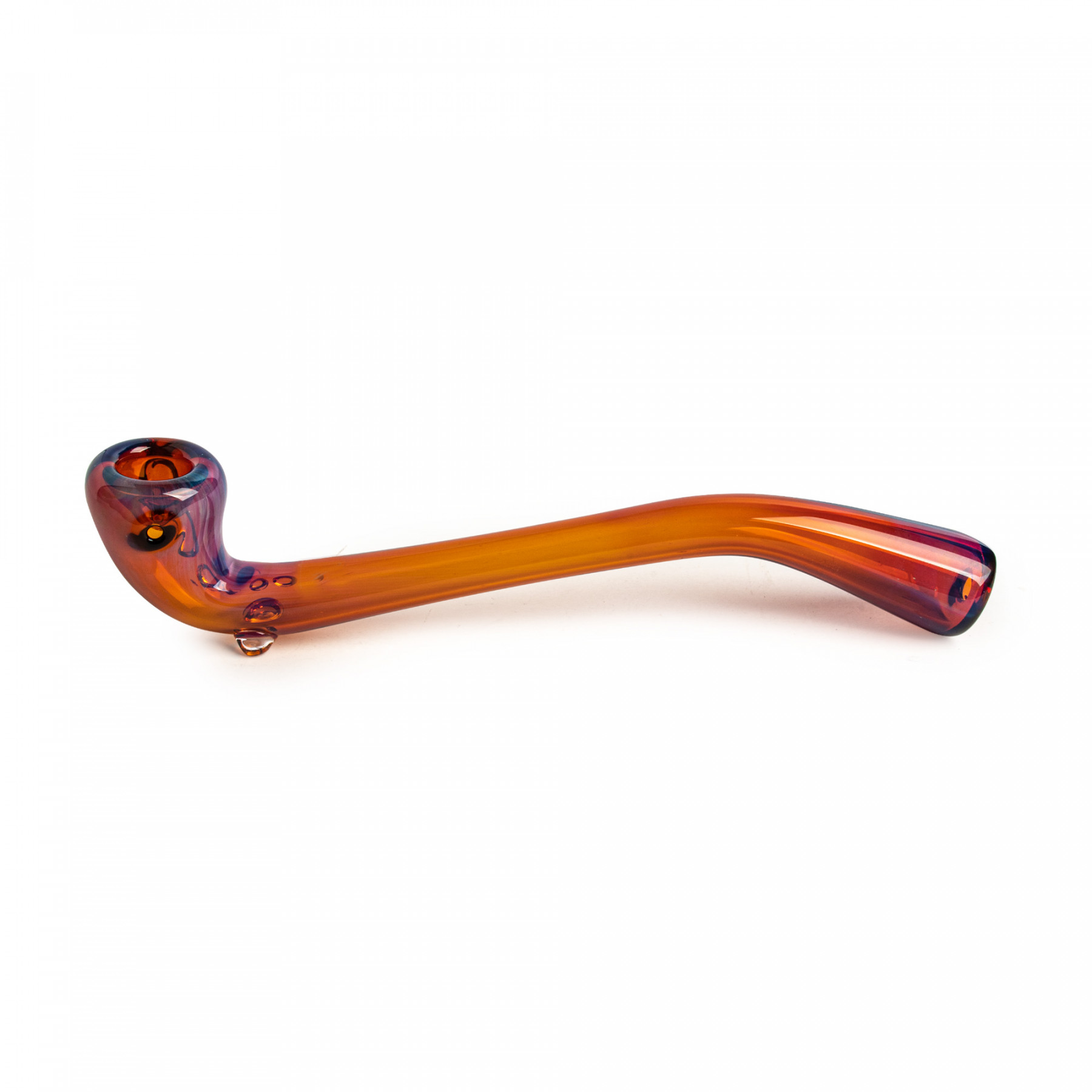 8" Solid Colour Sherlock Hand Pipe