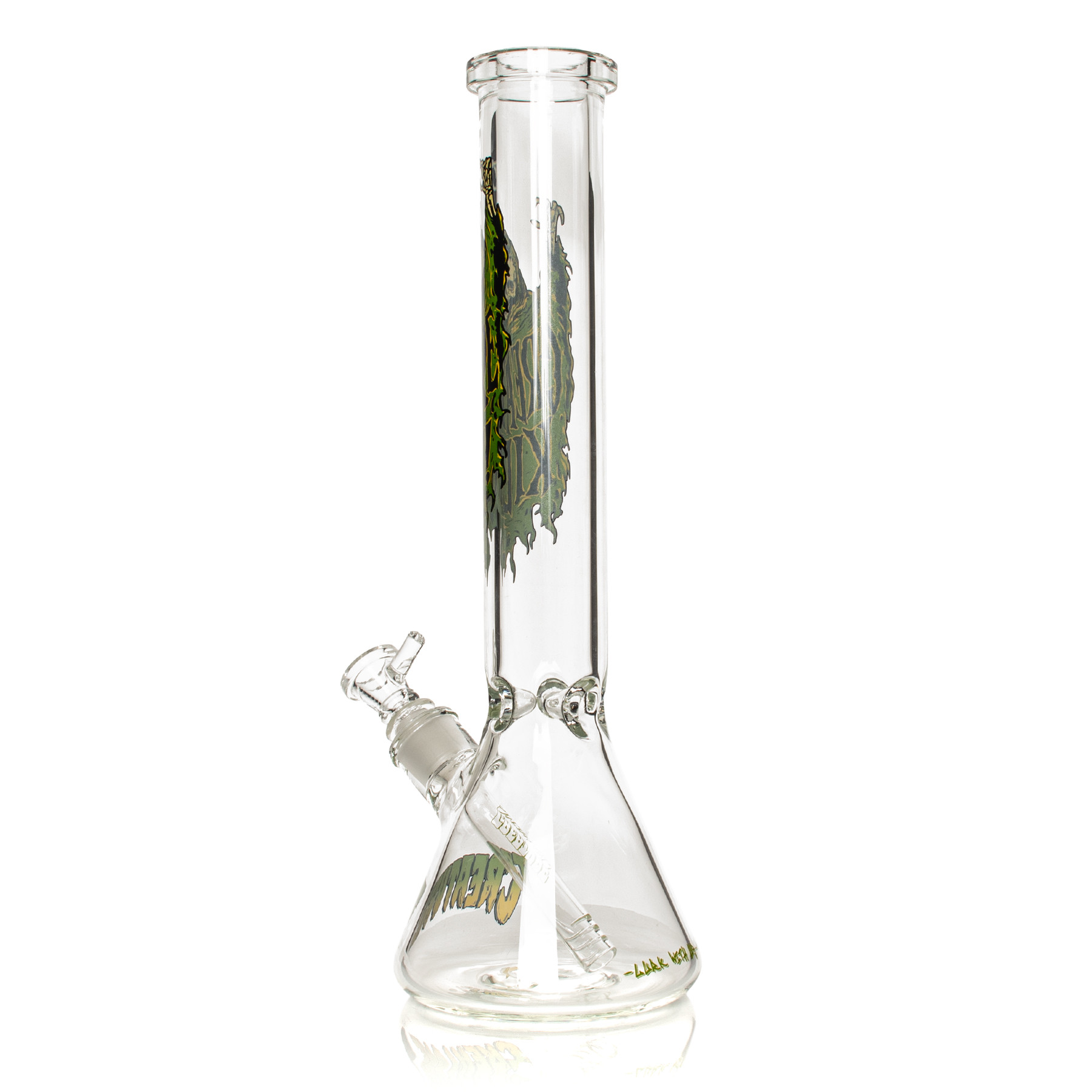 15" 7mm Thick Reaper Kills Beaker Base Water Pipe