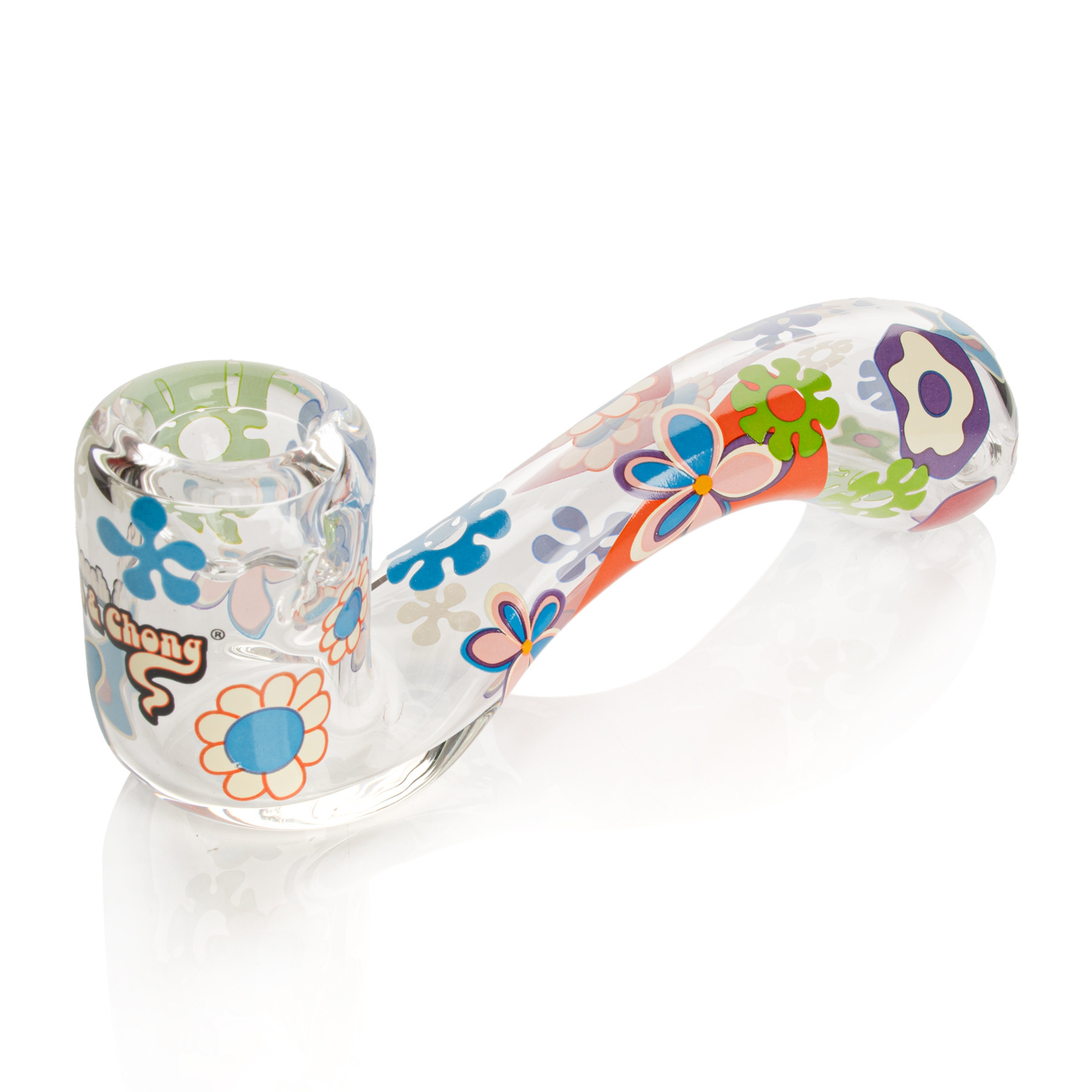 5.5" Power to the Flower Sherlock Hand Pipe