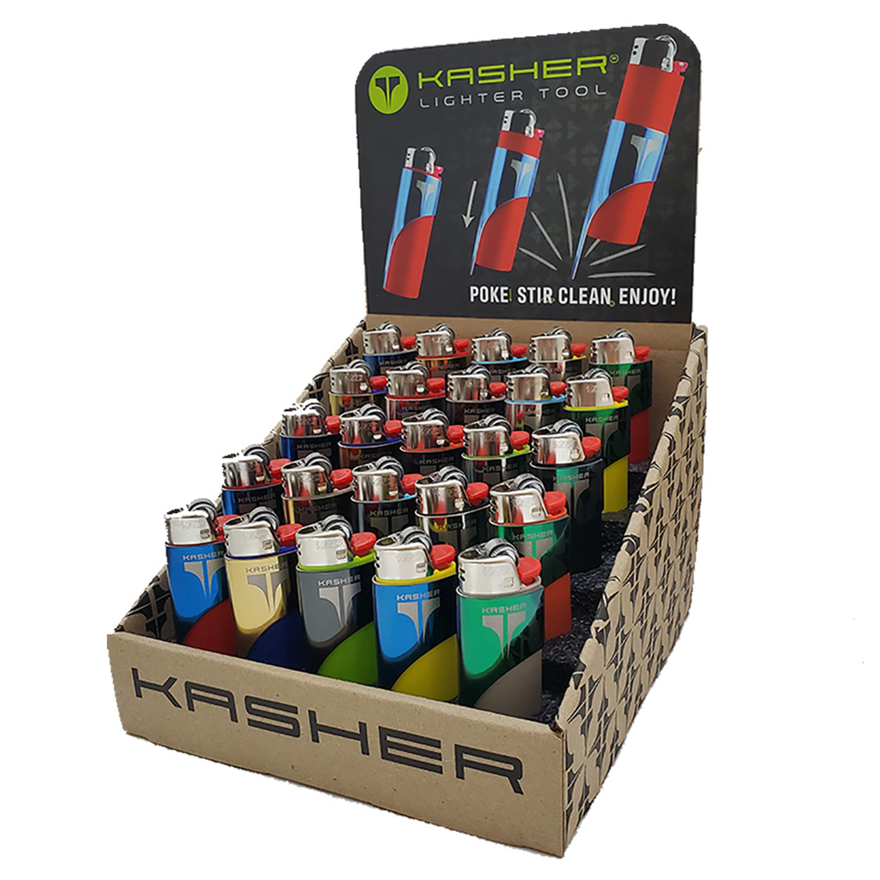 Kasher Classic W/Lighter (Display of 25)