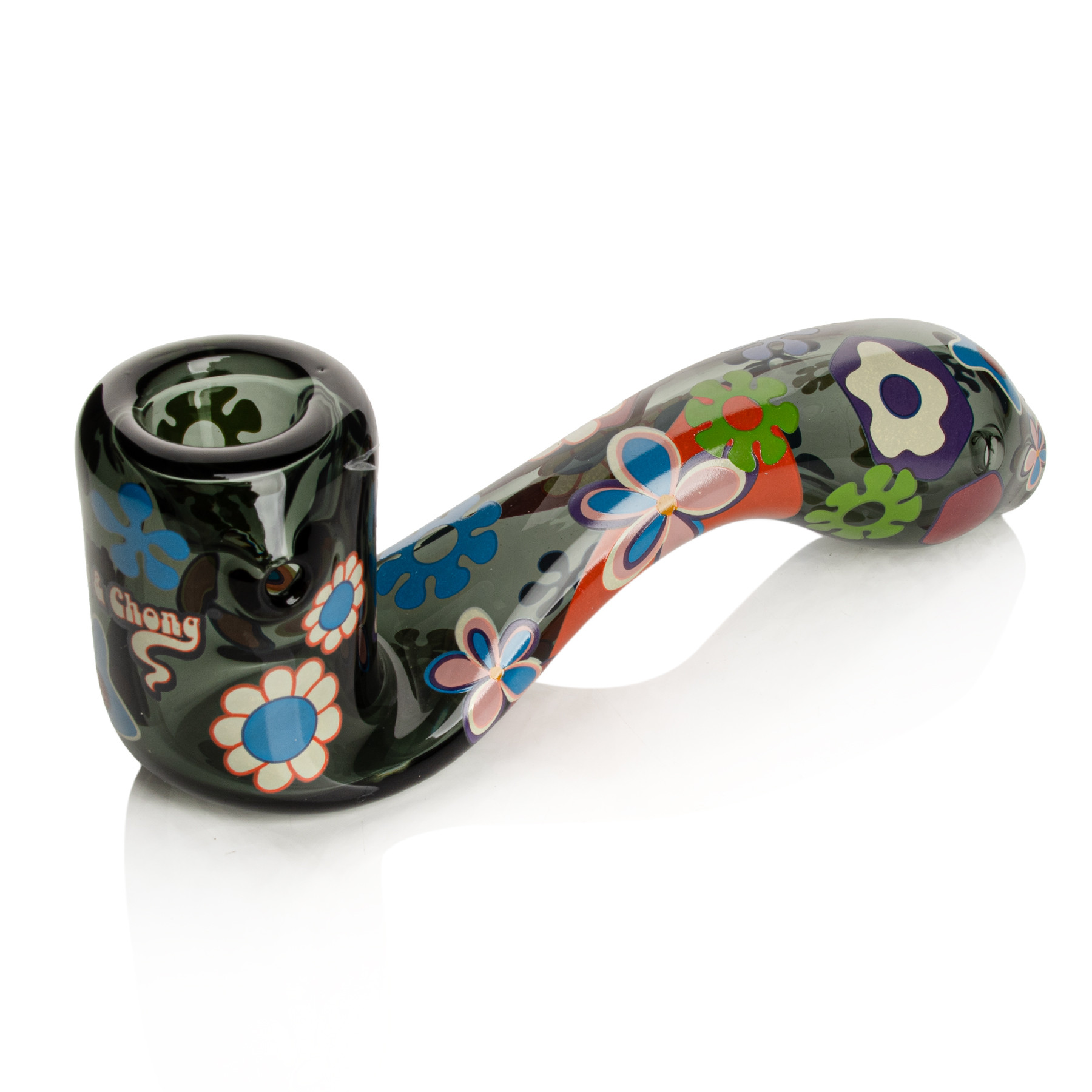 5.5" Power to the Flower Sherlock Hand Pipe