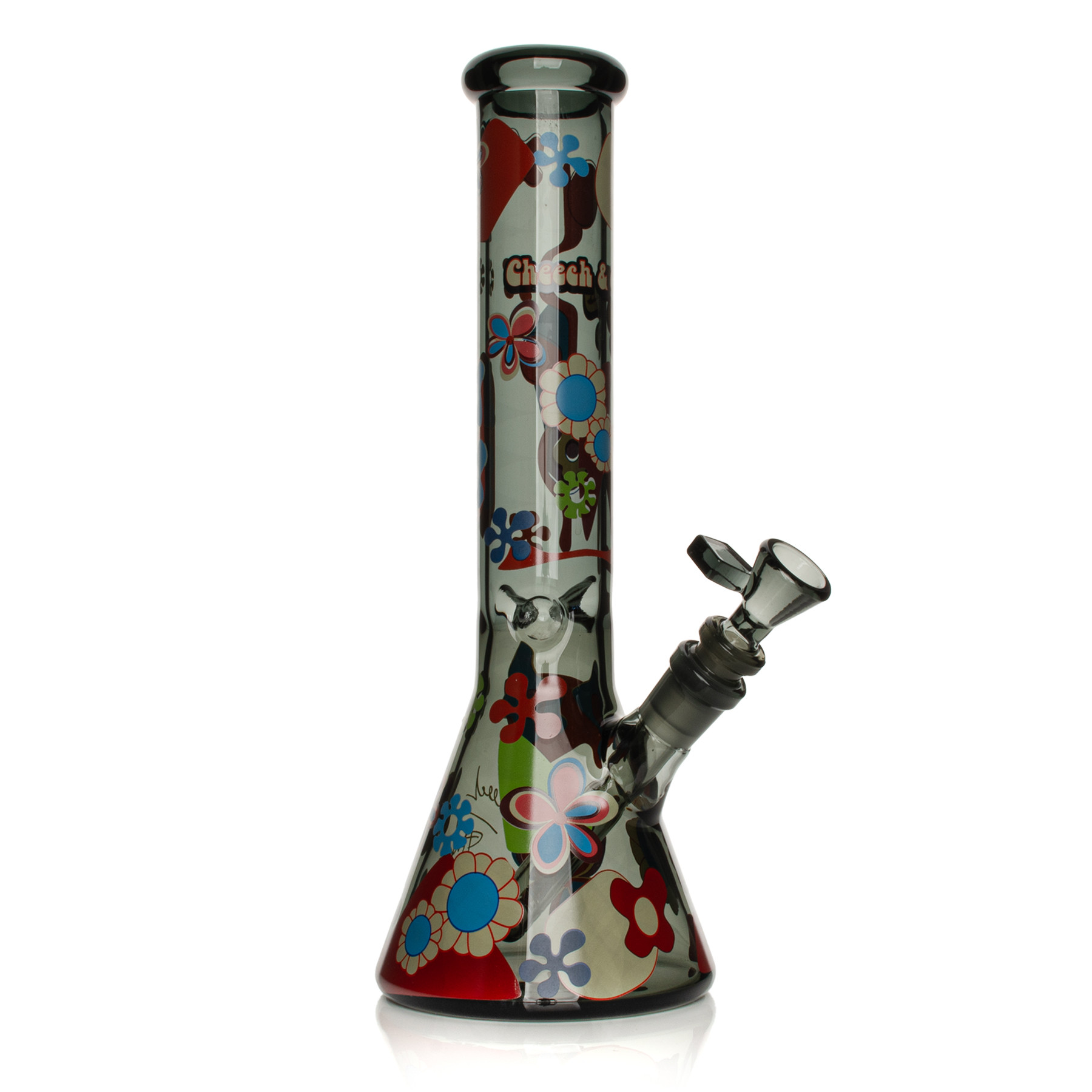 12" Power to the Flower Beaker Base Water Pipe